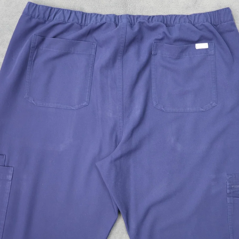 FIGS Scrub Pants Mens XL Navy Blue Excellent Axim Cargo Technical Collection